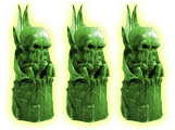 5 skulls