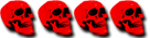 5 skulls